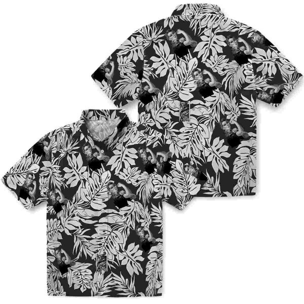 40s Monstera Leaf Pattern Hawaiian Shirt Latest Model