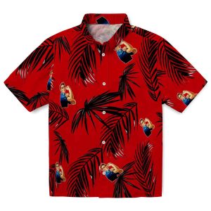 40s Palm Leaf Hawaiian Shirt Best selling