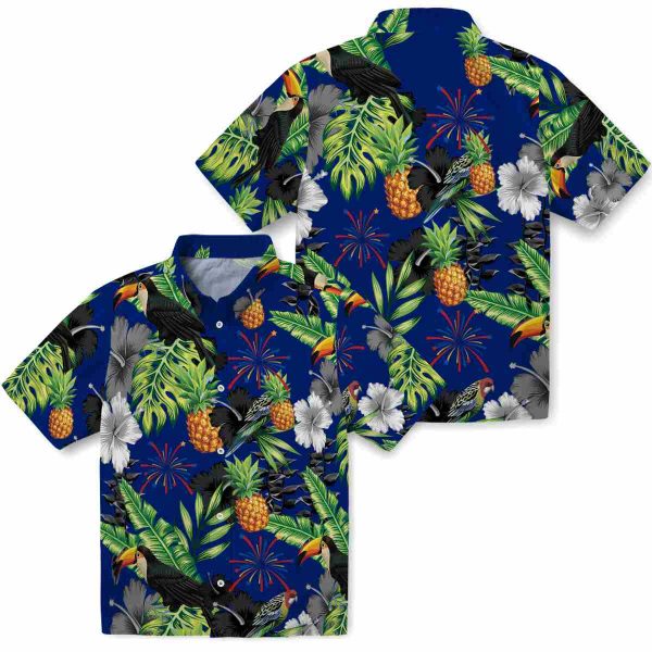 4th Of July Toucan Hibiscus Pineapple Hawaiian Shirt Latest Model