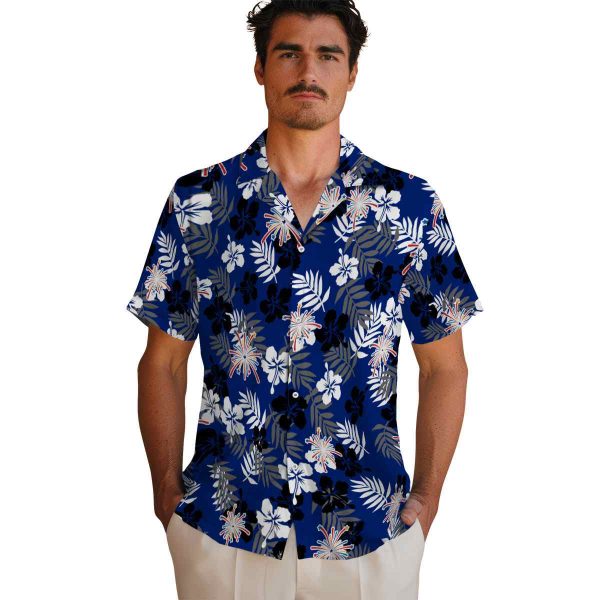 4th Of July Tropical Floral Hawaiian Shirt High quality