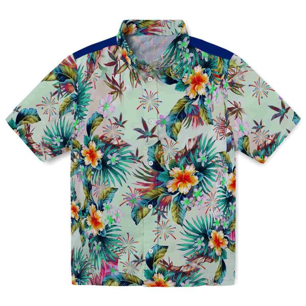 4th Of July Tropical Foliage Hawaiian Shirt Best selling