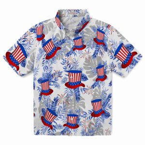 4th Of July Tropical Leaves Hawaiian Shirt Best selling