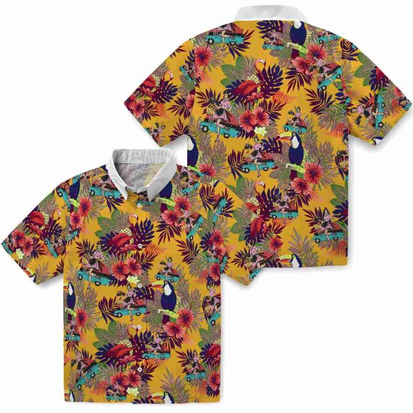 50s Floral Toucan Hawaiian Shirt Latest Model