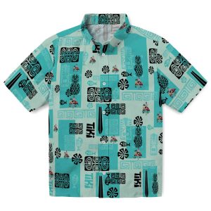 50s Tribal Symbols Hawaiian Shirt Best selling