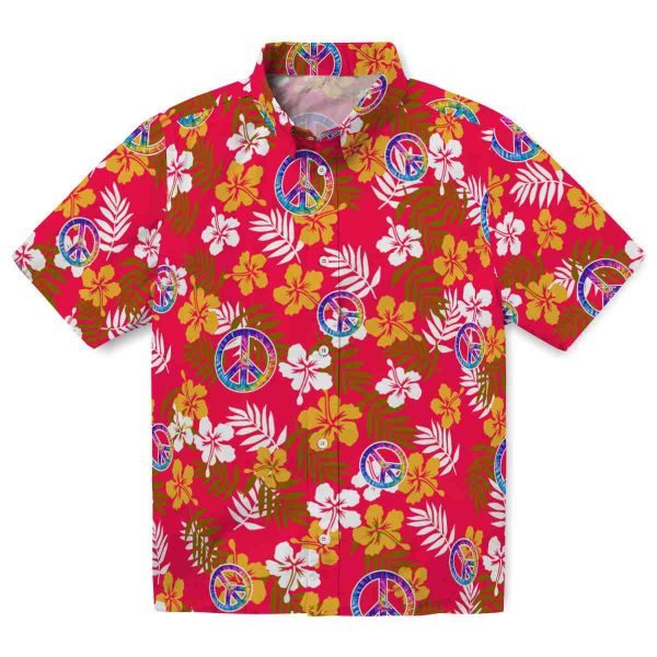 60s Tropical Floral Hawaiian Shirt Best selling