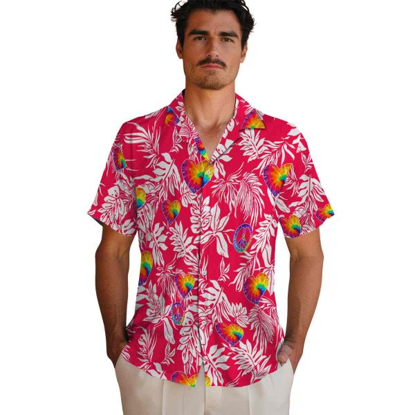 60s Tropical Leaf Hawaiian Shirt High quality