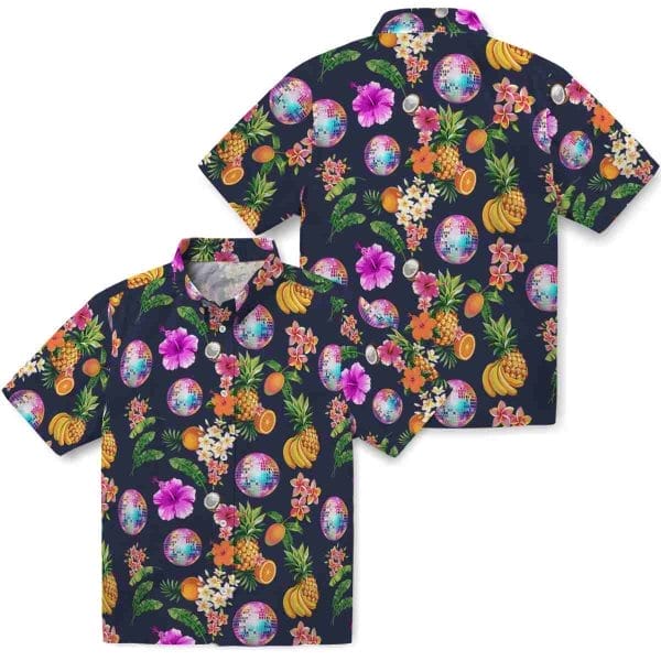 70s Hibiscus And Fruit Hawaiian Shirt Latest Model