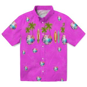 70s Surfboard Palm Hawaiian Shirt Best selling