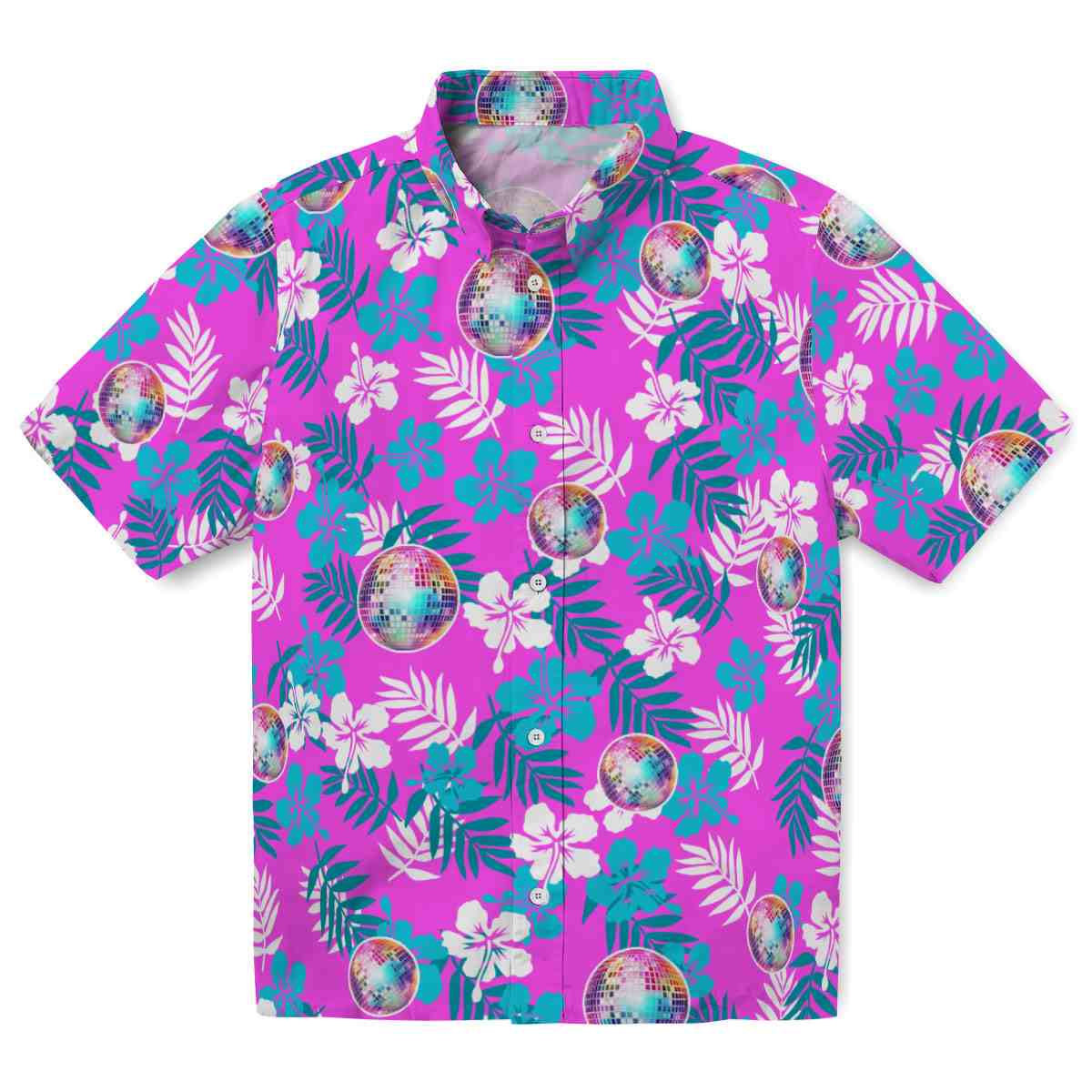70s Tropical Floral Hawaiian Shirt Best selling