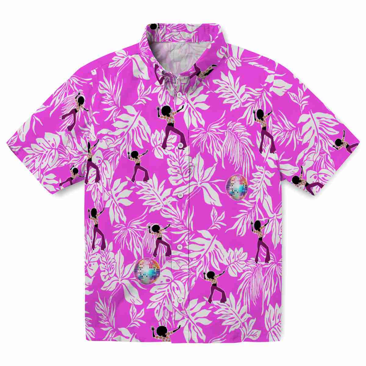 70s Tropical Leaf Hawaiian Shirt Best selling