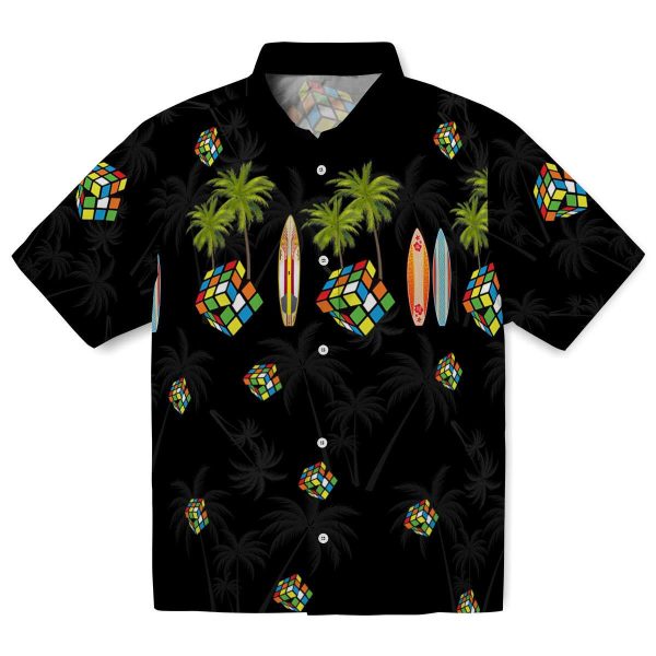 80s Surfboard Palm Hawaiian Shirt Best selling