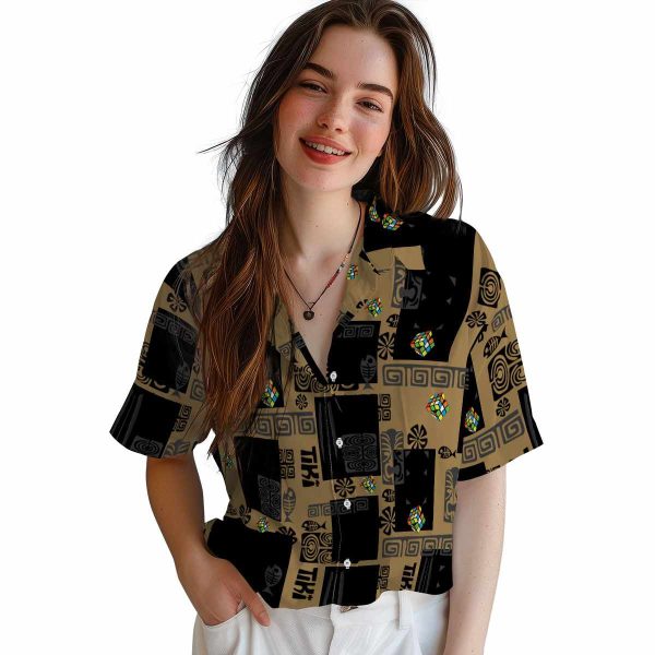 80s Tribal Symbols Hawaiian Shirt Trendy