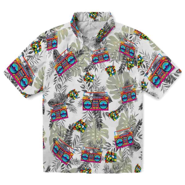 80s Tropical Leaves Hawaiian Shirt Best selling