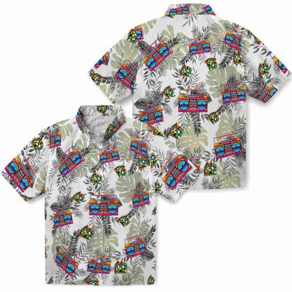 80s Tropical Leaves Hawaiian Shirt Latest Model