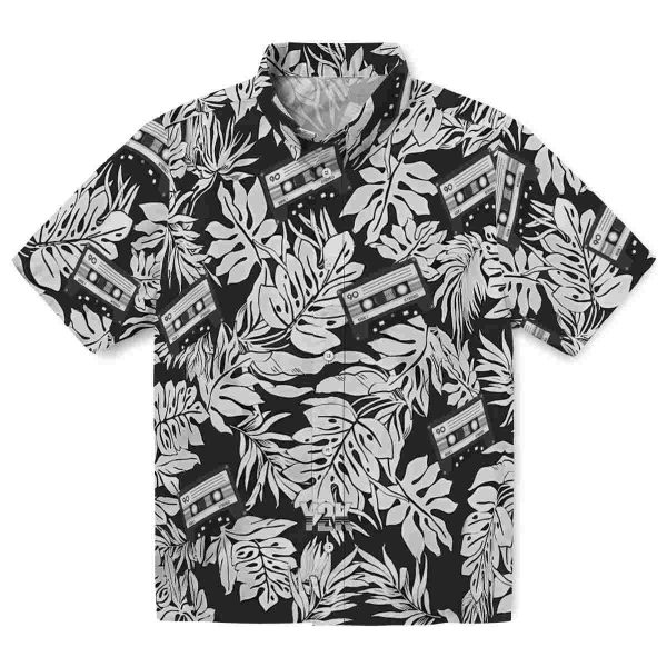 90s Monstera Leaf Pattern Hawaiian Shirt Best selling