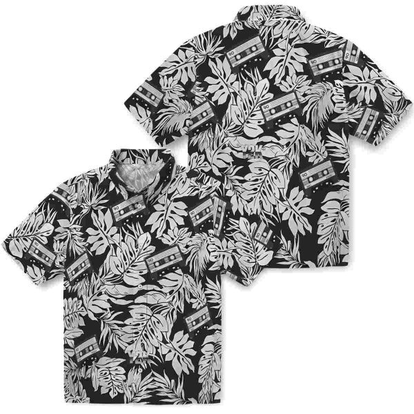 90s Monstera Leaf Pattern Hawaiian Shirt Latest Model