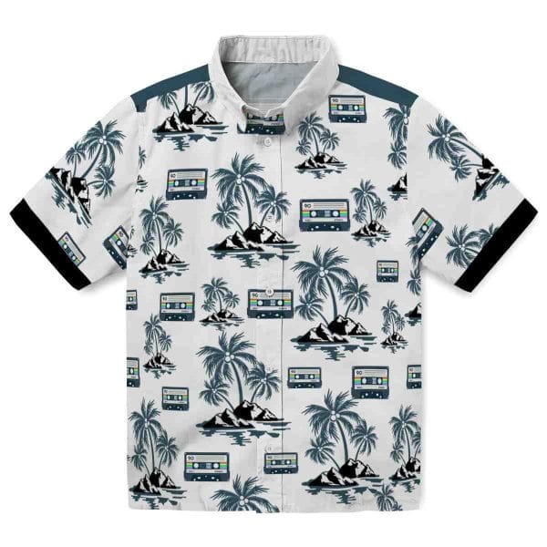 90s Palm Island Print Hawaiian Shirt Best selling