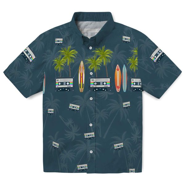 90s Surfboard Palm Hawaiian Shirt Best selling