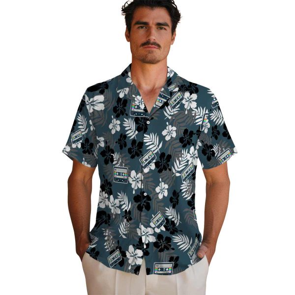 90s Tropical Floral Hawaiian Shirt High quality