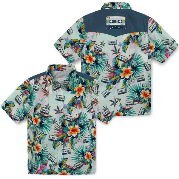 90s Tropical Foliage Hawaiian Shirt Latest Model