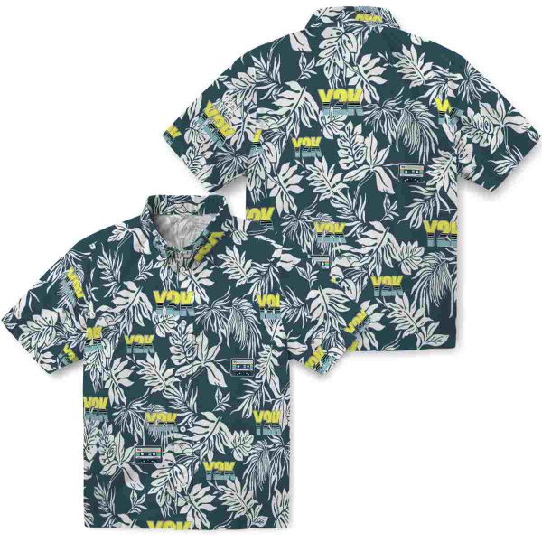 90s Tropical Leaf Hawaiian Shirt Latest Model