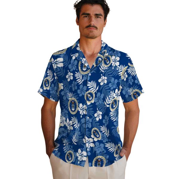 Air Force Tropical Floral Hawaiian Shirt High quality