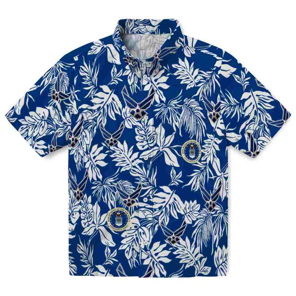 Air Force Tropical Leaf Hawaiian Shirt Best selling