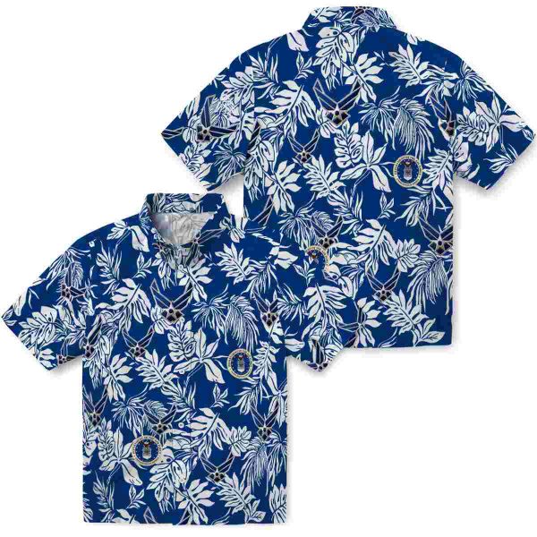 Air Force Tropical Leaf Hawaiian Shirt Latest Model