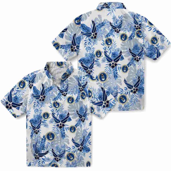 Air Force Tropical Leaves Hawaiian Shirt Latest Model