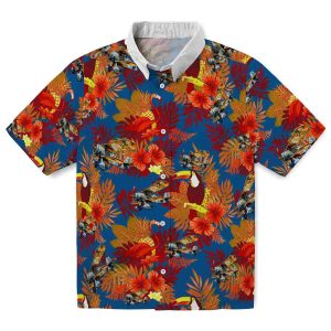 Airplane Floral Toucan Hawaiian Shirt Best selling