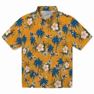 Airplane Palm Tree Flower Hawaiian Shirt Best selling