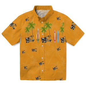 Airplane Surfboard Palm Hawaiian Shirt Best selling