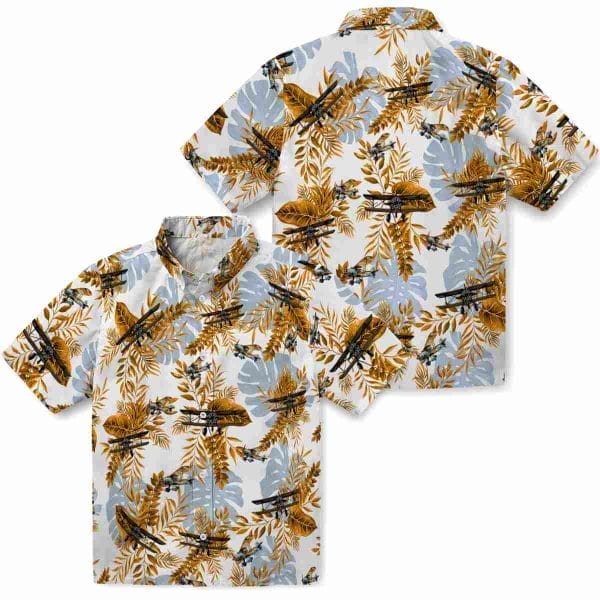 Airplane Tropical Leaves Hawaiian Shirt Latest Model