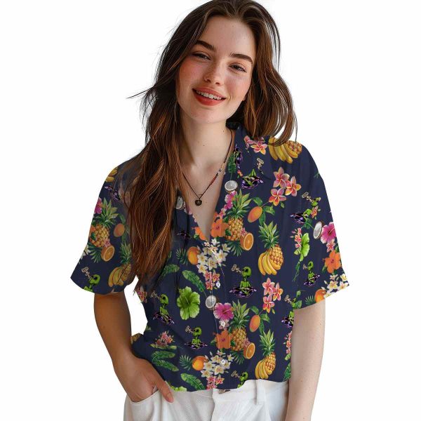 Alien Hibiscus And Fruit Hawaiian Shirt Trendy