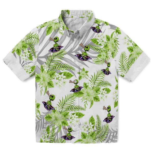 Alien Hibiscus Palm Leaves Hawaiian Shirt Best selling