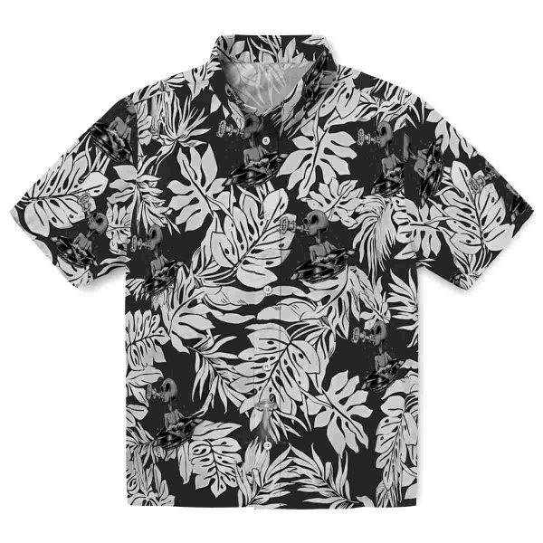 Alien Monstera Leaf Pattern Hawaiian Shirt Best selling