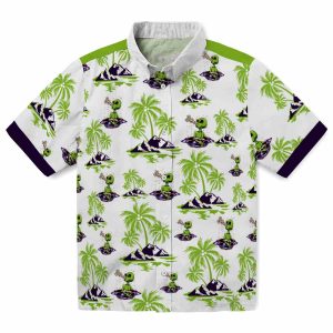 Alien Palm Island Print Hawaiian Shirt Best selling