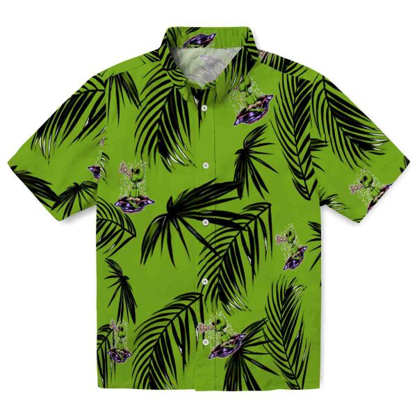 Alien Palm Leaf Hawaiian Shirt Best selling