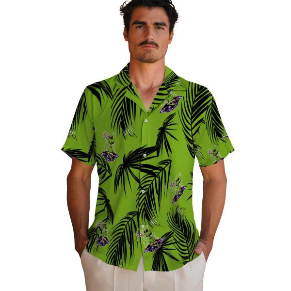 Alien Palm Leaf Hawaiian Shirt High quality