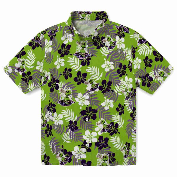 Alien Tropical Floral Hawaiian Shirt Best selling