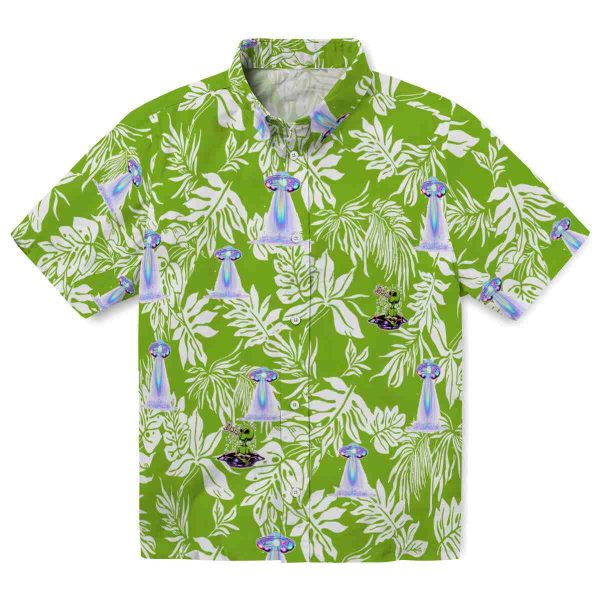 Alien Tropical Leaf Hawaiian Shirt Best selling