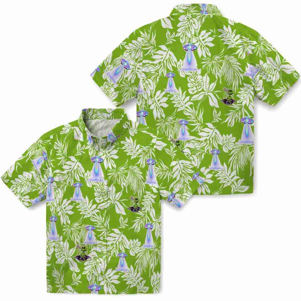 Alien Tropical Leaf Hawaiian Shirt Latest Model