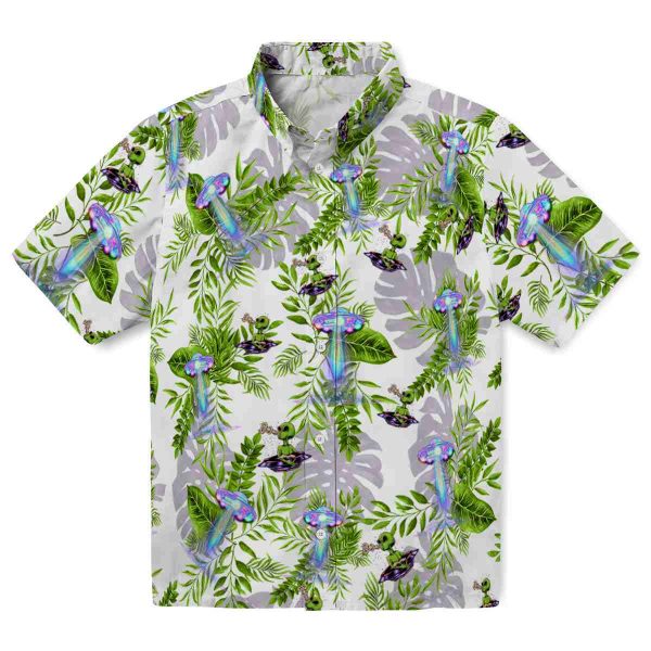 Alien Tropical Leaves Hawaiian Shirt Best selling