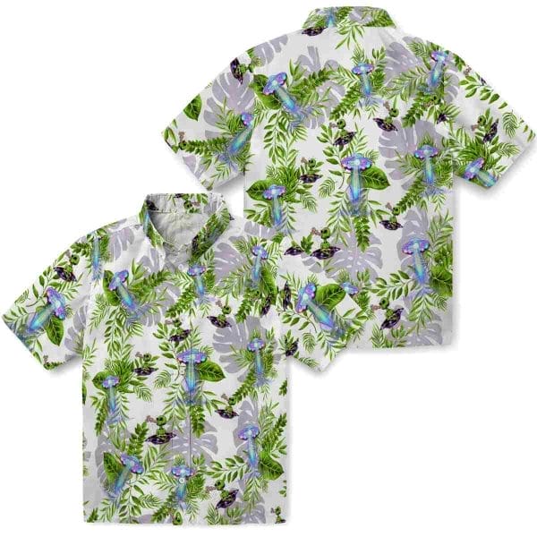 Alien Tropical Leaves Hawaiian Shirt Latest Model