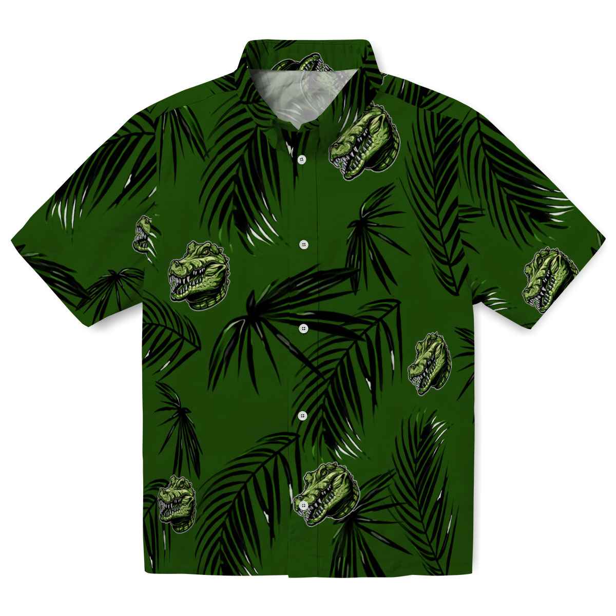 Alligator Palm Leaf Hawaiian Shirt Best selling