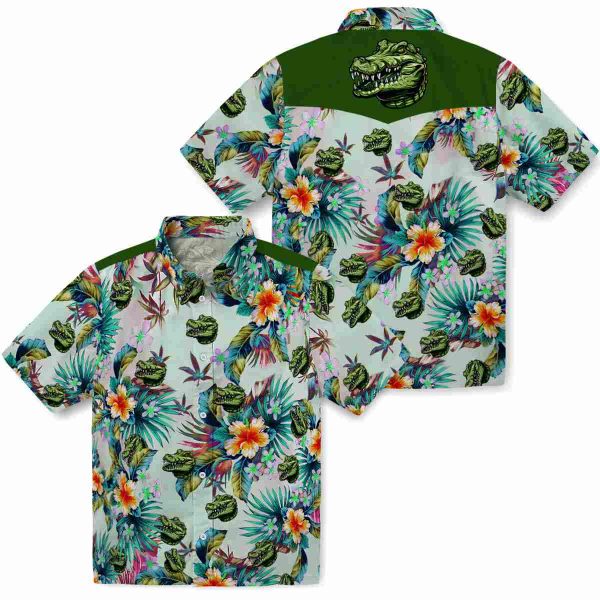 Alligator Tropical Foliage Hawaiian Shirt Latest Model