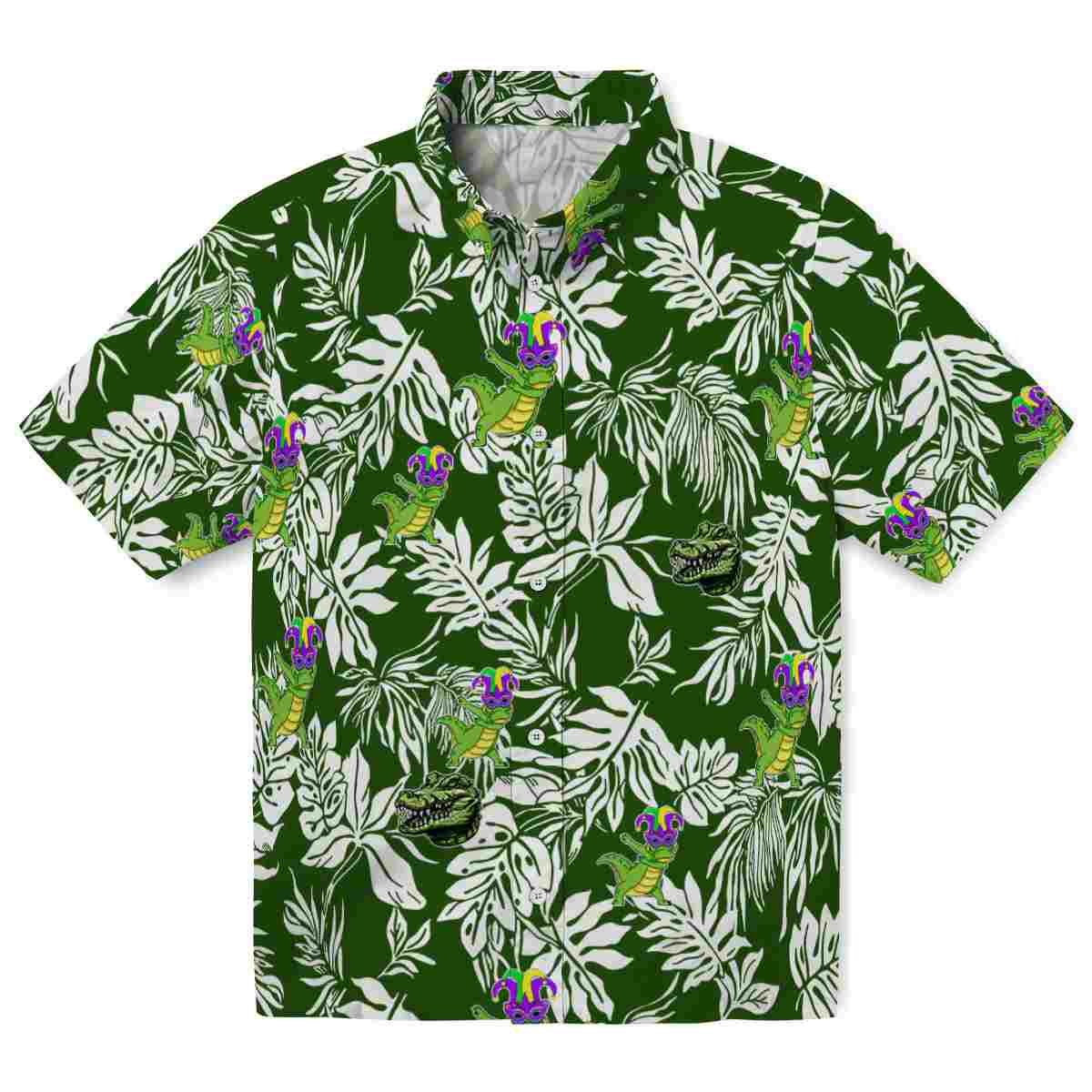 Alligator Tropical Leaf Hawaiian Shirt Best selling