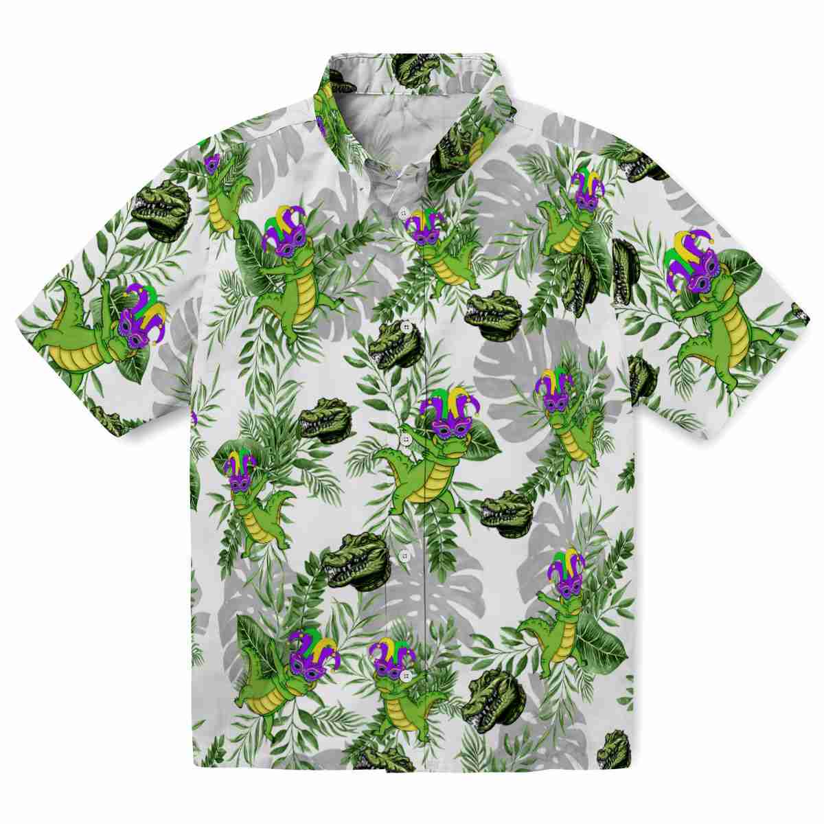 Alligator Tropical Leaves Hawaiian Shirt Best selling