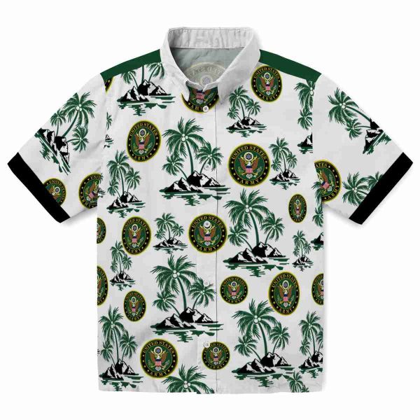 Army Palm Island Print Hawaiian Shirt Best selling