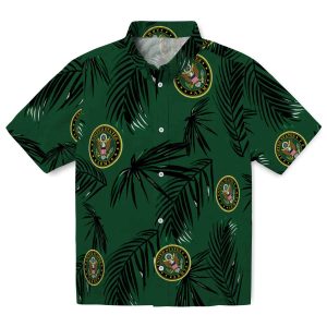Army Palm Leaf Hawaiian Shirt Best selling